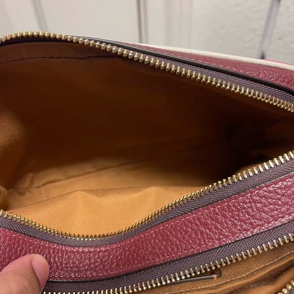 Coach Jes Crossbody in Pink Color block with Matching Wallet - Picture 13 of 14